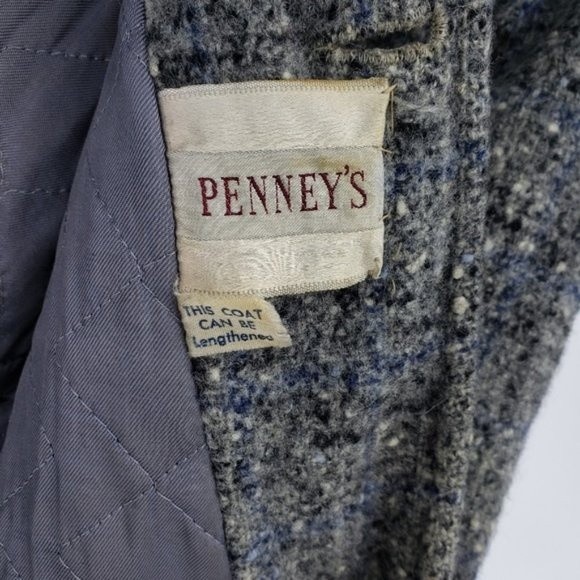 Vintage Penny’s Toddler Tweed Lined Pea Coat - Picture 7 of 7
